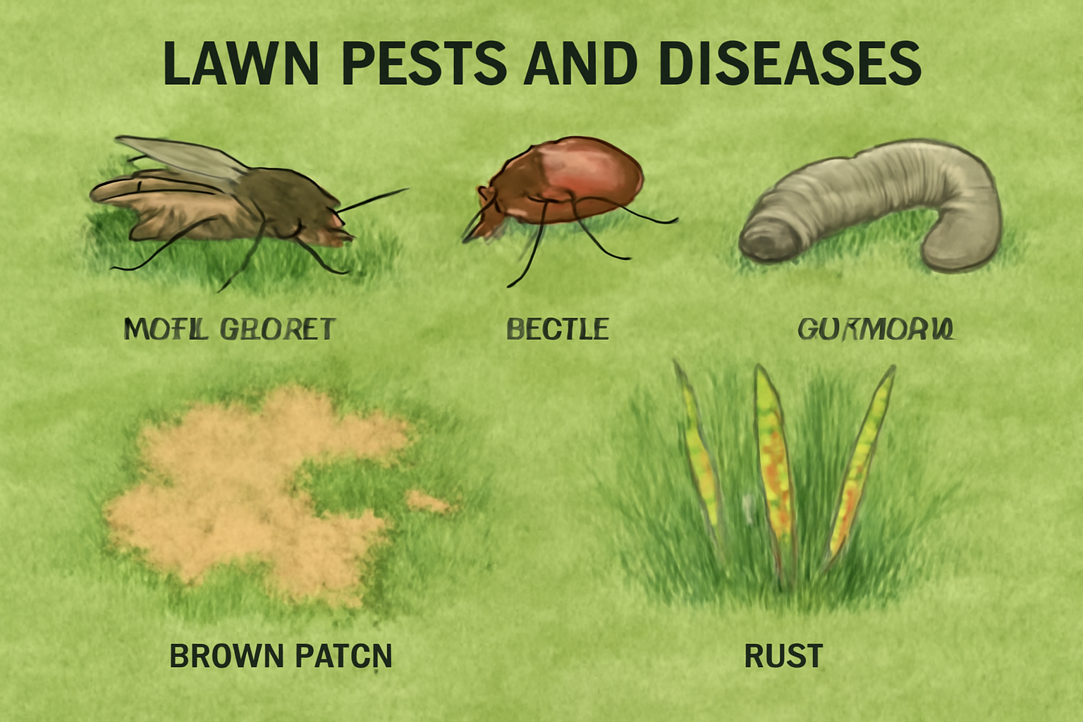 How to Identify and Treat Common Lawn Pests and Diseases